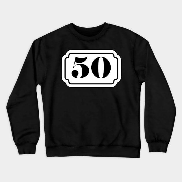 50 50th 50 Years 1971 Give A Present Crewneck Sweatshirt by elWizKhalifa